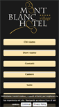 Mobile Screenshot of mobile.hotelmontblanc.it